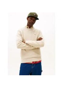 Tommy Hilfiger Rundhalspullover TOMMY JEANS, Herren, Gr. XXL, gulf sand, Sweatware, Obermaterial: 100% Baumwolle, slim fit normal, Rundhals, eingesetzt Rippstrickb&uuml;ndchen, Pullover Rundhalspullover, Slim fit mit Rundhalsausschnitt