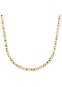 Edelstahlkette Copenhagen Studios "Schmuck Geschenk Halskette Basic Chunky", gelbgoldfarben, Halsketten, Damen, Edelstahl, L: 45 B: 6mm, Edelstahlkette, B:6mm