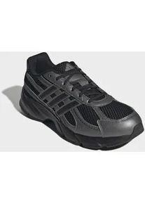 Sneaker Adidas SPORTSWEAR "TECHNOCHAOS 2000", Herren, Gr. 42, core schwarz, core schwarz, iron metallic, Synthetik, Textil, Schuhe Sneaker, inspiriert vom Design des adistar control