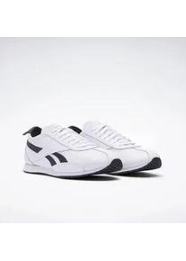 Sneaker Reebok CLASSIC "R400", Damen, Gr. 42,5, wei&szlig;, wei&szlig;, washed schwarz, Leder, Synthetik, Schuhe Sneaker