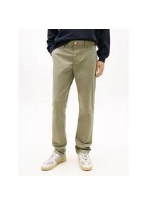 Tommy Hilfiger Chinohose TOMMY JEANS "SCANTON Slim Fit Hose", Herren, Gr. 31, L&auml;nge 34, utility sage, Web, Obermaterial: 96% Baumwolle, 4% Elasthan, slim fit lang, Hosen Chinohose, slim fit, Twill