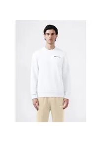 Sweatshirt Champion "ICONS CONTRAST Fleece Crewneck Sweatshirt", Herren, Gr. XXL (60/62), wht, ns, Obermaterial: 70% Baumwolle, 30% Polyester, Sweatshirts Sweatshirt