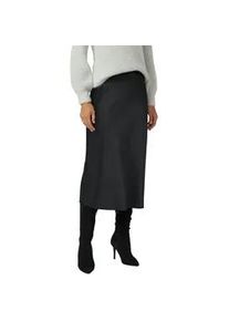 Maxirock s.Oliver BLACK LABEL, Damen, Gr. 48, schwarz, Web, Obermaterial: 65% Viskose, 35% Polyester, unifarben, regular fit lang, R&ouml;cke Maxirock, aus flie&szlig;endem Stoff