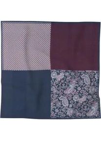 Einstecktuch OLYMP, Herren, aubergine, Web, Seide, Modet&uuml;cher, 30 x 30 cm, mehrfarbig