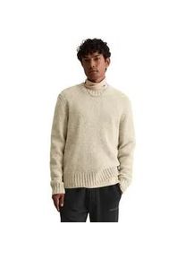 Marc O'Polo Rundhalspullover MARC O'POLO DENIM, Herren, Gr. L, pure cashmere, Strick, Obermaterial: 70% Schurwolle, 30% Polyamid, relaxed fit, Rundhals, Rippb&uuml;ndchen, Pullover Rundhalspullover, relaxed fit, aus weichem Schurwoll-Mix, leicht meliert