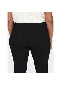 Skinny-fit-Jeans Only CARMAKOMA "CARSTORM LIFE PUSH UP HW SK JEANS NOOS", Damen, Gr. 54, L&auml;nge 30, schwarz, Denim/Jeans, Obermaterial: 53% Viskose, 29% Baumwolle, 17% Polyester, 1% Elasthan, clean, skinny fit lang, Jeans