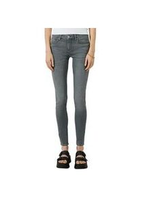 Slim-fit-Jeans QS, Damen, Gr. 38, L&auml;nge 32, mid grau used, Denim/Jeans, Obermaterial: 99% Baumwolle, 1% Elasthan. Futter: 70% Polyester, 30% Baumwolle, unifarben, slim fit lang, Jeans Slim-fit-Jeans, mit Stretch