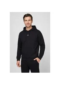 Kapuzensweatshirt BOSS Green "Sly Zone", Herren, Gr. L, schwarz002, Sweatware, Obermaterial: 62% Baumwolle, 33% Polyester, 5% Elasthan, unifarben, regular fit normal, Rundhals, B&uuml;ndchen, Sweatshirts, Kapuze mit Kordelzug, Regular Fit, K&auml;ngurutasche