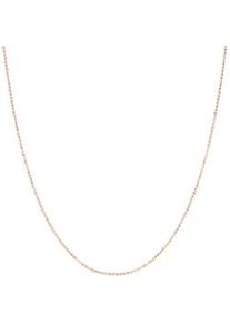 Gliederkette Liebeskind Berlin "Schmuck Geschenk Gold 375 Halskette Gold Collection Kugelkette", rosa (ros&eacute;goldfarben), Halsketten, Damen, Gelbgold 375, L: 41, Gliederkette