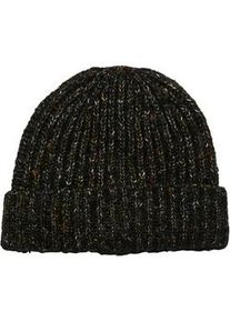 Strickm&uuml;tze s.Oliver, Herren, braun, schwarz, Strick, Materialmix, meliert, M&uuml;tzen Strickm&uuml;tze, meliert