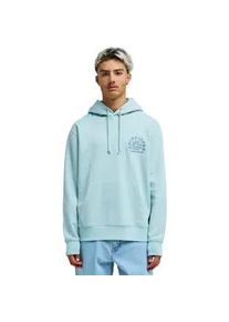 Kapuzensweatshirt Quiksilver "Salt Water Graphic", Herren, Gr. S, blau haze, Obermaterial: 55% Walkfrottier, 25% Walkfrottier, 20% Microfaser;, Sweatshirts