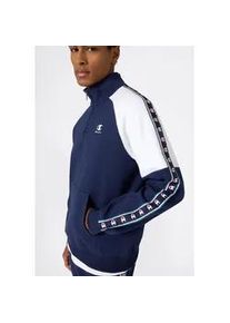 Sweatshirt Champion "Sports-inspired Interlock Half Zip Sweatshirt with Tape detailing", Herren, Gr. L, nava, wht, Obermaterial: 82% Baumwolle, 18% Polyester, normal, Rundhals, Sweatshirts Sweatshirt, komfortabler Schnitt, sportlicher Stil, Rundhalsausschnitt