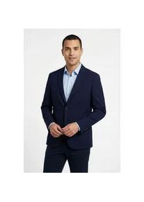 Sakko LINDBERGH, Herren, Gr. 3XL, navy, Web, Obermaterial: 65% Polyester, 31% Viskose, 4% Elasthan. Futter: 100% Polyester, meliert, unifarben, normal h&uuml;ftbedeckend, tiefer V-Ausschnitt, Sakkos Sakko, mit Viskose und Stretch, in melierter Optik
