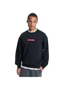 Sweatshirt Quiksilver "Dna", Herren, Gr. S, schwarz, Obermaterial: 45% Walkfrottier, 40% Walkfrottier, 15% Microfaser;, Sweatshirts Sweatshirt