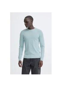 Strickpullover Blend "BHADDO PULLOVER", Herren, Gr. XL, faded denim, Strick, Obermaterial: 100% Baumwolle, unifarben, regular fit normal, Rundhals, Pullover Strickpullover