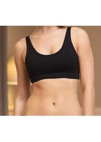 like it! Bustier LIKE IT Gr. S, schwarz, BHs, Damen, S, N-Gr, Obermaterial: 48% Baumwolle, 48% Modal, 4% Elasthan, clean, unifarben, Bustier, atmungsaktiv, bequem, basic, pflegeleicht, elastisch, blickdicht