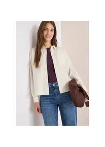 Hemdbluse Cecil, Damen, Gr. XL (44), light greige, Web, Obermaterial: 100% Baumwolle, regular fit h&uuml;ftlang, 1-Knopf-Manschette, Blusen Hemdbluse, aus softem Feincord