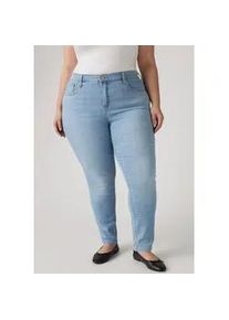 Levi's Skinny-fit-Jeans LEVI'S PLUS "311 PL SHAPING SKINNY *D", Damen, Gr. 14 (46), L&auml;nge 28, up and away plus, Denim/Jeans, Obermaterial: 80% Baumwolle, 19% Polyester, 1% Elasthan, skinny fit kn&ouml;chellang, Jeans, figurformend mit Stretch