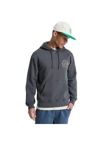 Kapuzensweatshirt Quiksilver "Salt Water Graphic", Herren, Gr. S, iron gate, Obermaterial: 55% Walkfrottier, 25% Walkfrottier, 20% Microfaser;, Sweatshirts