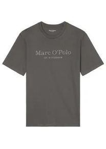 Marc O'Polo T-Shirt MARC O'POLO "T-Shirt Big-Logo 1er Pack", Damen, Gr. L, grau, Obermaterial: 100% Baumwolle CO., Shirts T-Shirt