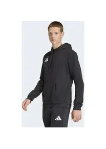Kapuzensweatshirt Adidas PERFORMANCE "ENT26 HOODY", Herren, Gr. M, schwarz, wei&szlig;, Obermaterial: 70% Baumwolle, 30% Polyester, angesetztes B&uuml;ndchen, Sweatshirts