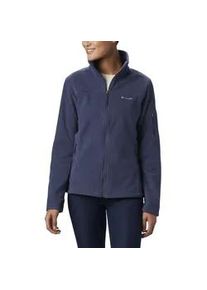Fleecejacke Columbia "Fast TrekTM II Jacket", Damen, Gr. XL (46/48), blau (dunkelblau), Fleece, Obermaterial: 100% Polyester, normal, hoch geschlossener Ausschnitt, abgesteppt, Jacken Fleecejacke