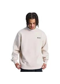 Sweatshirt DC Shoes "Patch It", Herren, Gr. XXL, oatmeal, Obermaterial: 60% Walkfrottier, 40% Microfaser;, Sweatshirts Sweatshirt