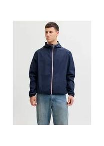 Jack & Jones Blouson JACK & JONES "JJJAKE LIGHT JACKET", Herren, Gr. XL, navy blazer, Web, Obermaterial: 100% Polyester, unifarben, regular fit, Jacken Blouson