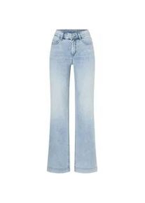 Weite Jeans MAC "DREAM WIDE", Damen, Gr. 34, L&auml;nge 30, light azure blau, Denim/Jeans, Obermaterial: 75% Baumwolle, 12% Modal, 9% Polyester, 4% Elasthan, figurumspielend kn&ouml;chellang, Jeans, mit weitem Bein-Stretch, Topseller