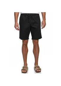 Shorts INDICODE "INMelaton Shorts", Herren, Gr. L, N-Gr, jet schwarz, Web, Obermaterial: 100% Baumwolle, unifarben, regular fit, Hosen Shorts