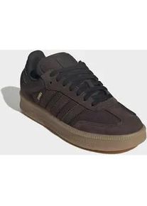 Sneaker Adidas ORIGINALS "SAMBA XLG", Damen, Gr. 46, aurora coffee, aurora coffee, gum4, Leder, Textil, Schuhe Sneaker