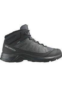 Winterstiefel Salomon "X-ADVENTURE COLDRUSH WP", Herren, Gr. 47, asphalt, schwarz, alloy, Leder, Textil, Schuhe Winterstiefel, Winterschuhe, Winterboots, Snowboots, wasserdicht
