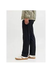 Jack & Jones Chinohose JACK & JONES "JPSTKANE DYLAN CHINO", Herren, Gr. 32, L&auml;nge 32, schwarz navy, Web, Obermaterial: 98% Baumwolle, 2% Elasthan, unifarben, regular fit kn&ouml;chellang, Hosen Chinohose