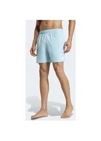 Badeshorts Adidas PERFORMANCE "SWIM 5-INCH", Herren, Gr. M, N-Gr, icey blau, wei&szlig;, Obermaterial: 100% Polyester, Badehosen Badeshorts