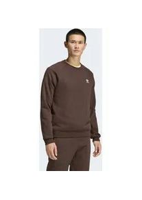 Sweatshirt Adidas ORIGINALS "ESS CREW", Herren, Gr. L, aurora coffee, Obermaterial: 70% Baumwolle, 30% Polyester, normal, Rundhals, angesetztes B&uuml;ndchen, Sweatshirts Sweatshirt, Essentials Pullover, weiche Innenseite