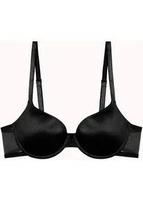 B&uuml;gel-BH Passionata "BIANCA", Damen, Gr. 80, Cup D, schwarz, Obermaterial: 79% Polyamid, 21% Elasthan, BHs B&uuml;gel-BH, leicht gl&auml;nzende, leicht gepolsterte Cups