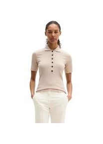 Marc O'Polo Poloshirt MARC O'POLO "mit TENCELTM Modal", Damen, Gr. XXL, linen beige, Obermaterial: 58% Baumwolle, 38% Modal, 4% Elasthan, unifarben, slim fit, Shirts