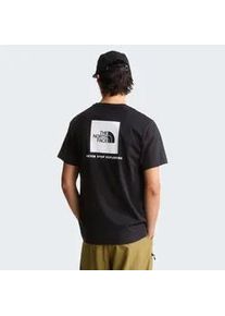 T-Shirt The North Face "M EVOLUTION BOX NSE REGULAR SHORT SLEEVE", Herren, Gr. XL, tnf schwarz, tnf wei&szlig;, Obermaterial: 100% Baumwolle, Shirts T-Shirt, sportlicher Stil, Kurzarmdesign, f&uuml;r Sportmode und Outdoormode