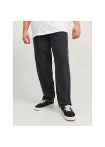 Jack & Jones PlusSize Relax-fit-Jeans, Herren, Gr. 44, L&auml;nge 30, schwarz denim, Denim/Jeans, Obermaterial: 100% Baumwolle, JACK & JONES PLUSSIZE, unifarben, bequem lang, Jeans, mit Five-Pocket-Design