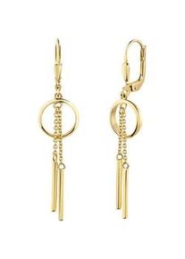 Paar Ohrh&auml;nger Firetti "Schmuck Geschenk Gold 333 Ohrschmuck Ohrringe", gelbgoldfarben, Ohrringe, Damen, Gelbgold 333