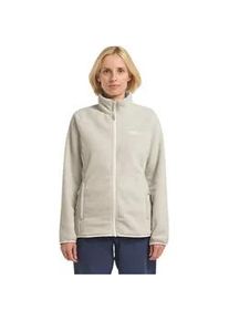 Fleecejacke Jack Wolfskin "Moonrise", Damen, Gr. S, beige (pale sand), Obermaterial: 100% Polyester, normal, Jacken Fleecejacke