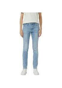 Slim-fit-Jeans s.Oliver "Betsy", Damen, Gr. 44, L&auml;nge 32, blau used, Denim/Jeans, Obermaterial: 85% Baumwolle, 13% Polyester, 2% Elasthan, slim fit, Jeans Slim-fit-Jeans, mit Stretch