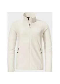 Sch&ouml;ffel Fleecejacke SCH&Ouml;FFEL "Fleece Jk Style Ash WMS", Damen, Gr. 38, beige (9040, natur), Oberstoff: 100% Polyester, regular fit, hoch geschlossener Ausschnitt, Jacken Fleecejacke