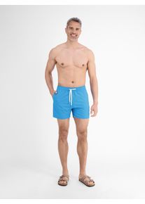 Badeshorts Lerros "Herren Beach-Shorts mit Innenhose", Herren, Gr. XXL, Normalgr&ouml;&szlig;en, mid blau, 100% Nylon, Badehosen Badeshorts