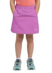 Skort Jack Wolfskin "SUN SKORT G", M&auml;dchen, Gr. 128, foxglove, Obermaterial: 100% POLYAMID. Futter: 100% POLYESTER, R&ouml;cke Skort