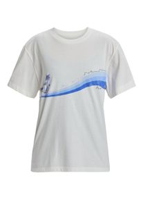 T-Shirt Roxy "Hangloose Poster", Damen, Gr. S, beige (egret), Obermaterial: 100% Walkfrottier;, Shirts T-Shirt