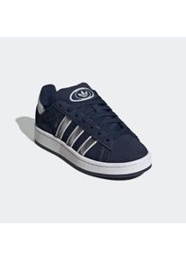 Sneaker adidas originals "CAMPUS 00S F&Uuml;R KINDER", Damen, Gr. 38,5, night indigo, matte silber, cloud wei&szlig;, Leder, Synthetik, Schuhe Sneaker, f&uuml;r Kinder & Jugendliche