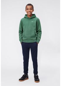 Kapuzensweatshirt Champion "ICONS CONTRAST Terry Hoodie", Jungen, Gr. M (140/146), foli, Obermaterial: 73% Baumwolle, 27% Polyester, Sweatshirts Kapuzensweatshirt, f&uuml;r Kinder, sportlicher Stil, mit Kapuze