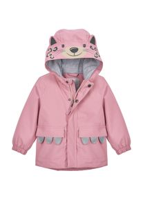 Funktionsjacke "FIOS 10 MNS JCKT", Kinder, Gr. 86/92, pink, Obermaterial: 100% Polyester;Futter: 100% Polyester;Futter 2:, FIRST INSTINCT BY Killtec, Jacken Funktionsjacke, Wind- und wasserdichte Kinderjacke im Leo-Design mit Kinnschutz