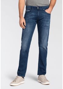 Straight-Jeans Replay "GROVER", Damen, Gr. 31, L&auml;nge 30, blau (blau medium a783), Denim/Jeans, Obermaterial: 90% Baumwolle, 8% Polyester, 2% Elasthan, straight fit lang, Jeans Straight-Jeans, in vielen verschiedenen Waschungen, mit Stretch